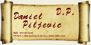 Daniel Piljević vizit kartica